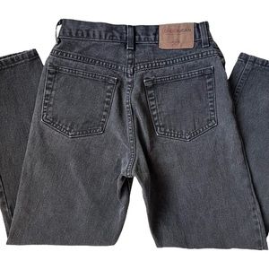 Vintage London Jean Black Denim Straight Leg Jeans